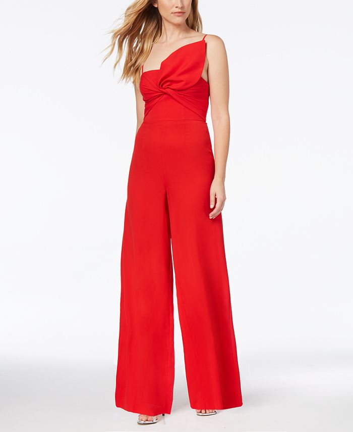 Fame and Partners Bow Wide-Leg Jumpsuit - Macy's