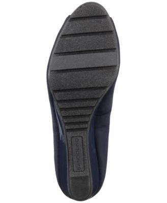 Women's Candra Peep Toe Wedge Dress Pumps