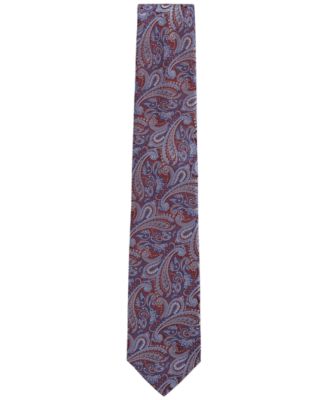 hugo boss paisley tie