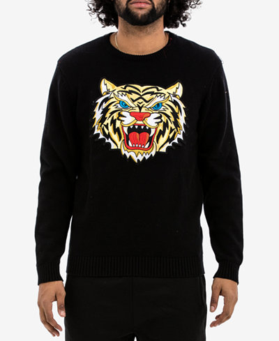 Hudson NYC Men's Tiger Sweater - Sweaters - Men - Macy's