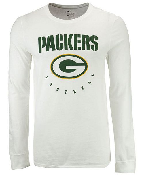 Nike Men S Green Bay Packers Retro 97 Long Sleeve T Shirt Reviews Sports Fan Shop By Lids Men Macy S