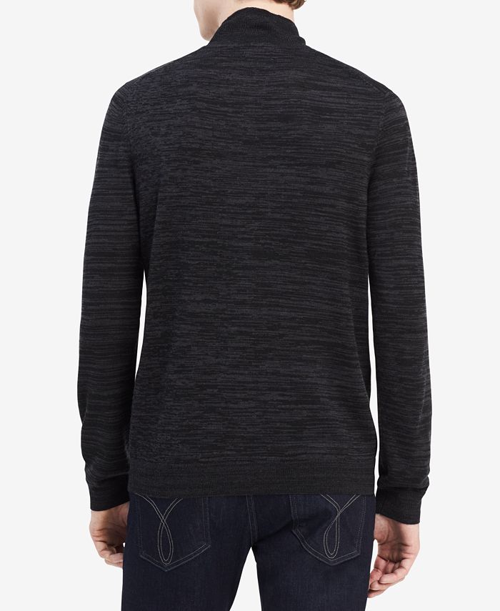 Calvin Klein Men's Merino ZipUp Sweater, Created for Macy's Macy's