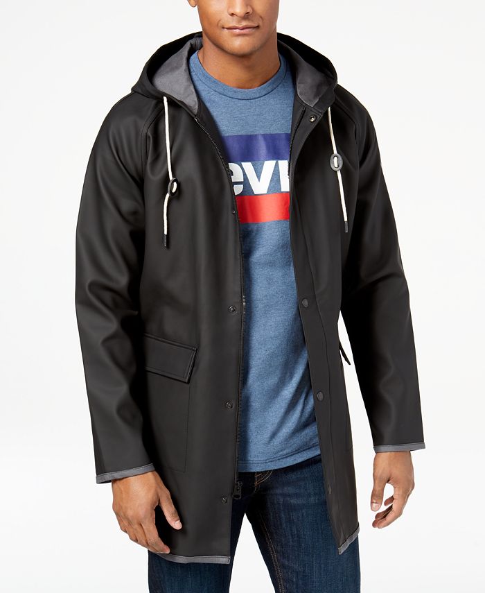 Levi's Men's Hooded Rain Slicker & Reviews - Coats & Jackets - Men - Macy's