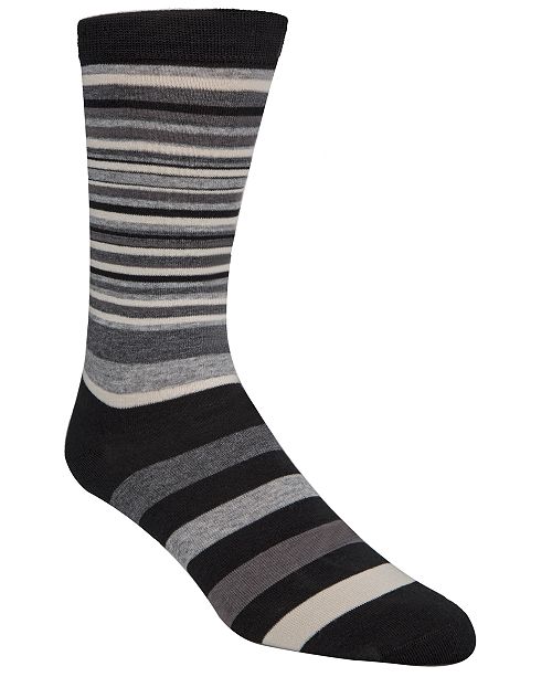 Cole Haan Men's Town Stripe Crew Socks & Reviews - Underwear & Socks ...