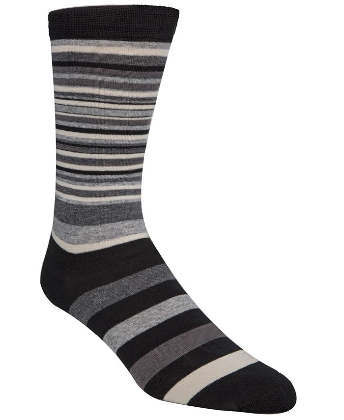 Cole Haan Men's Town Stripe Crew Socks - Macy's