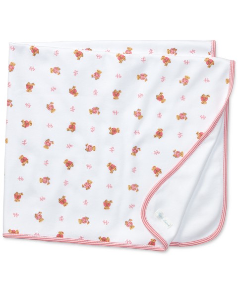 Детские Polo Ralph Lauren Baby Girls Reversible Polo Bear Blanket