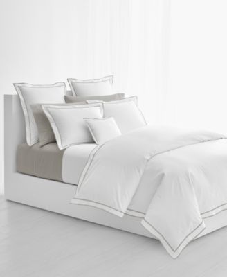 ralph lauren white bedding