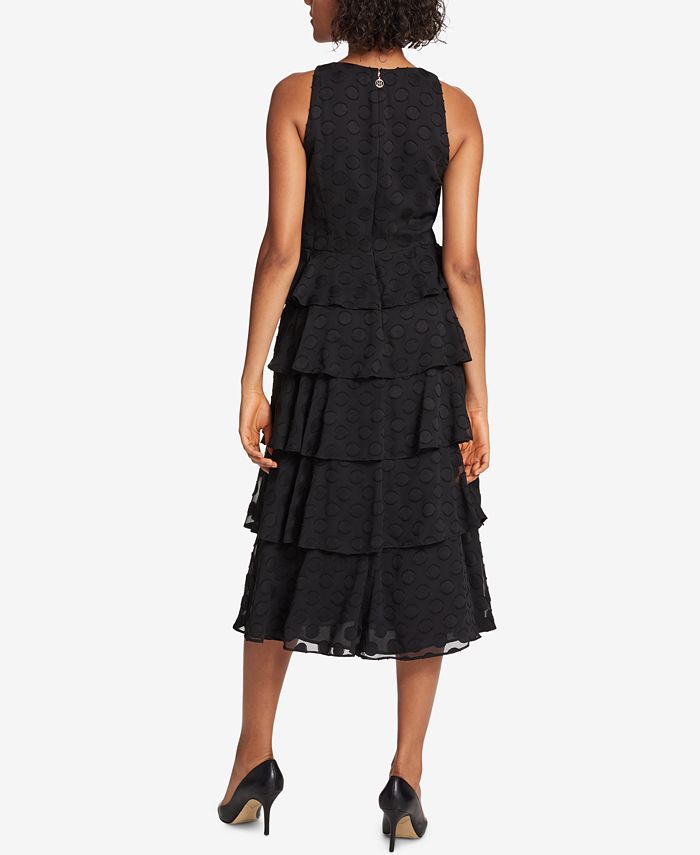 Tommy Hilfiger Tiered Textured Dress - Macy's