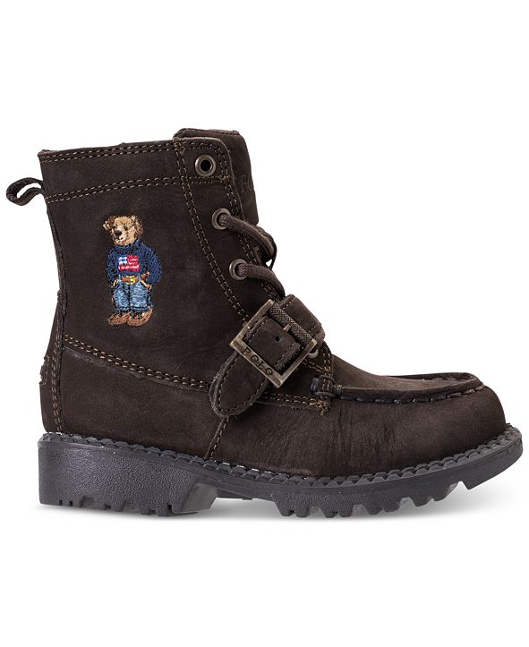 Polo Ralph Lauren Toddler Boys' Ranger High II Bear Boots from Finish