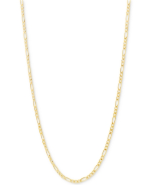 image of Italian Gold Figaro Link Chain 22