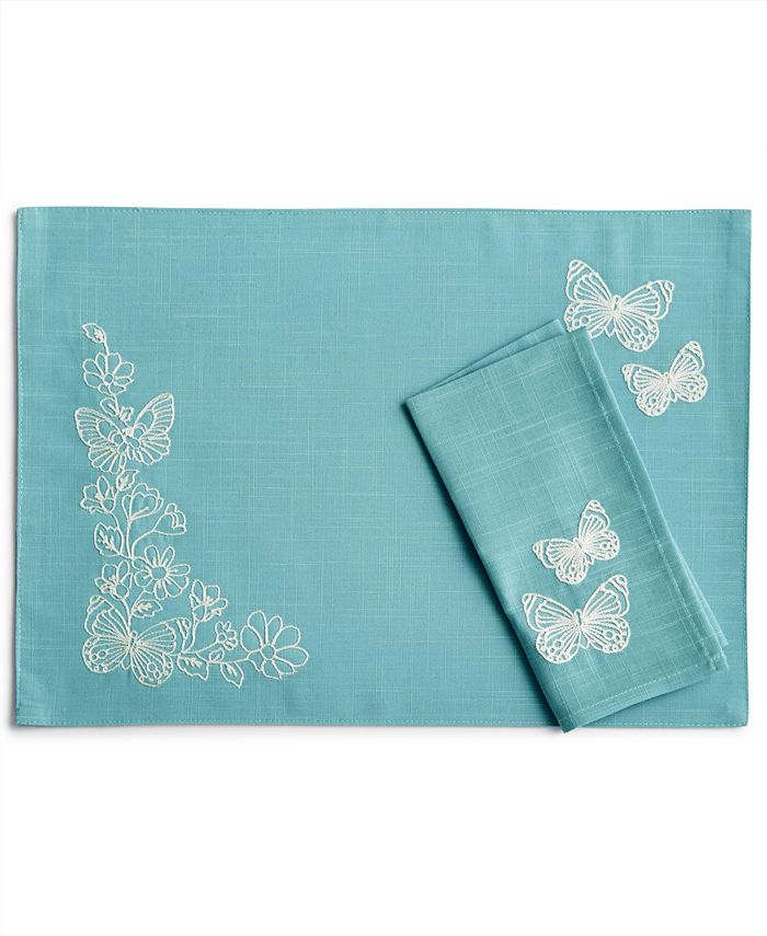 Lenox Butterfly Carved 13" x 19" Placemat Macy's