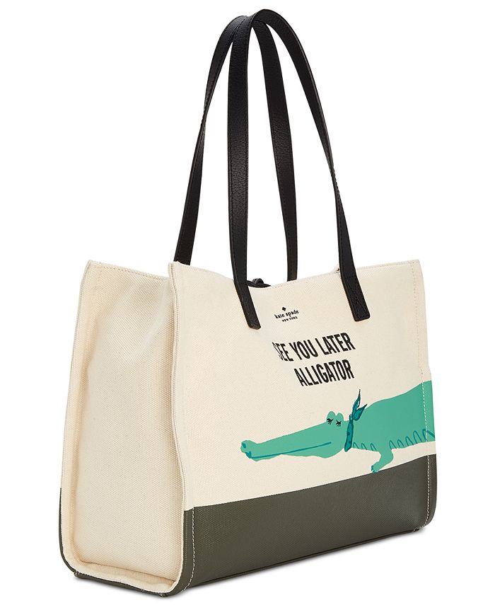 Kate spade alligator discount tote