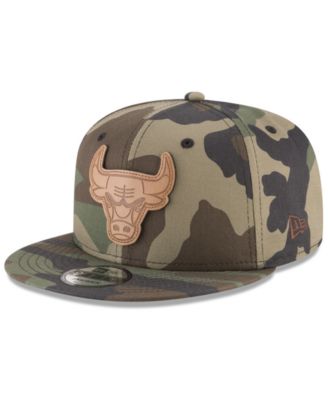 chicago bulls camo snapback