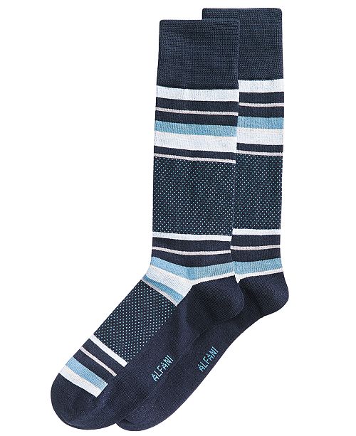 Alfani Men's Colorblocked Dress Socks, Created for Macy's & Reviews