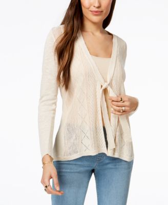 Style \u0026 Co Tie-Front Cardigan, Created 