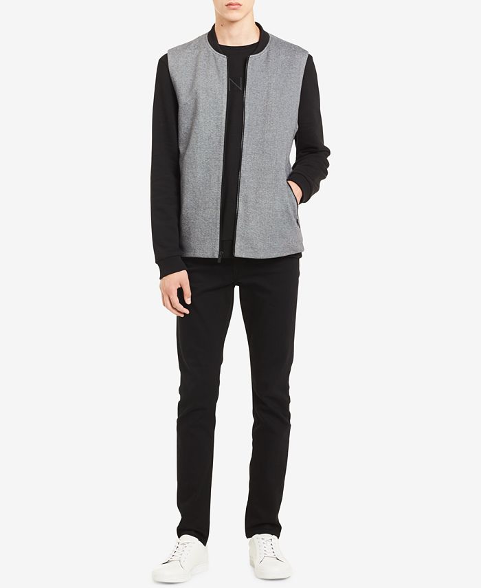 Calvin Klein Men's ClassicFit Piqué FullZip Vest Macy's