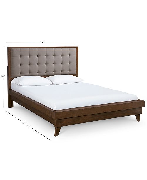 Furniture Closeout Jollene Upholstered California King Bed