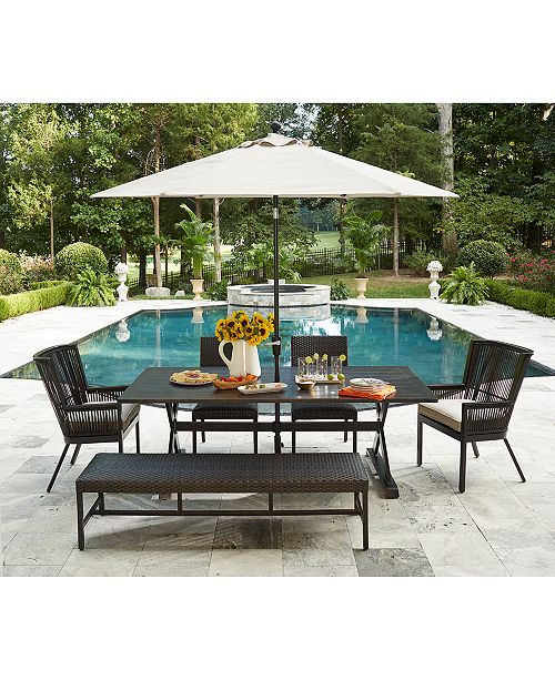 Furniture Closeout Savannah Outdoor Dining Collection With
