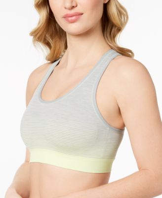 Jockey - Sport Medium-Impact Seamless Striped Sports Bra 9493