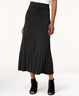 kensie Solid Knit Maxi Skirt - Skirts - Women - Macy's