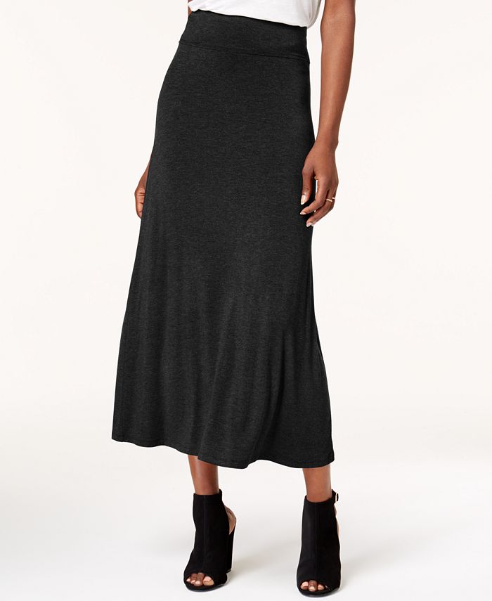 kensie Solid Knit Maxi Skirt - Macy's