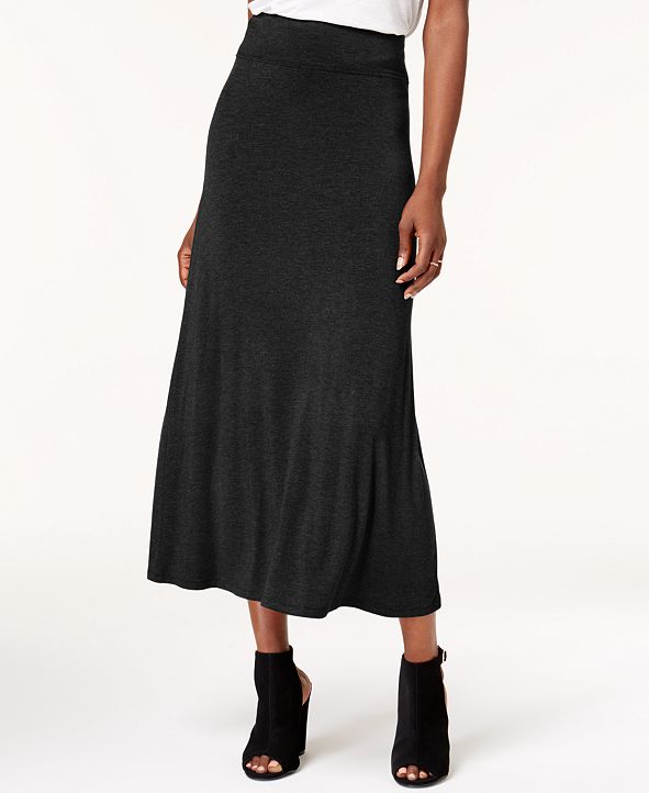 kensie Solid Knit Maxi Skirt & Reviews - Skirts - Women - Macy's