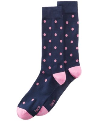 mens polka dot dress socks