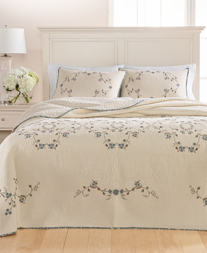 Martha Stewart Collection Westminster, Macy S Twin Bed Quilts