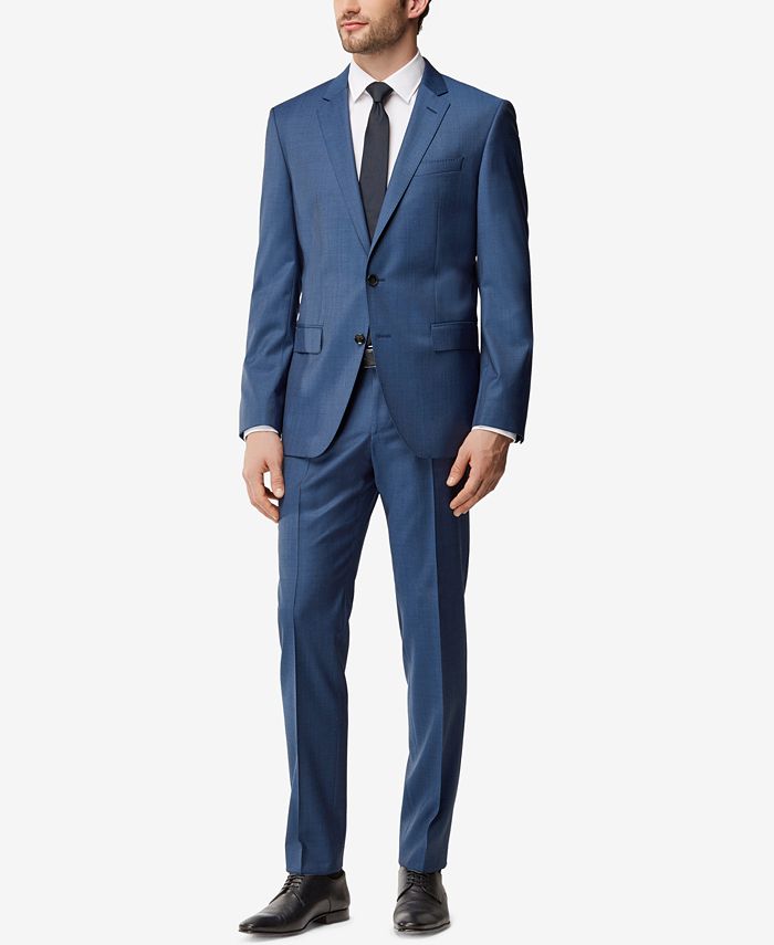 Hugo Boss BOSS Men's Slim-Fit Virgin Wool Suit - Macy's