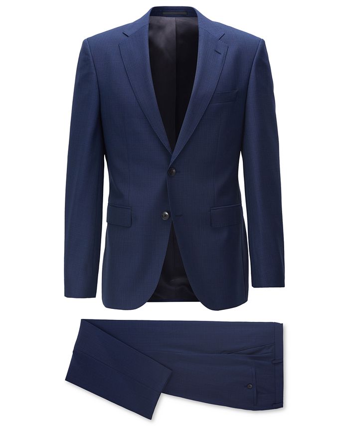 Hugo Boss BOSS Men's Regular/Classic-Fit Basketweave Suit - Macy's