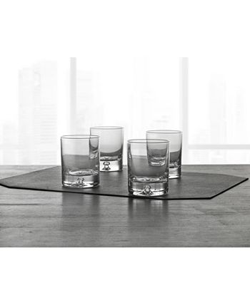 Hotel Collection Highball Glasses with Gray Accent, Set of 4, Created for Macy&s - Gray