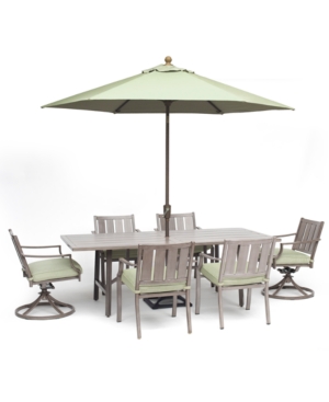 Wayland Outdoor Aluminum 7-Pc Dining Set (84