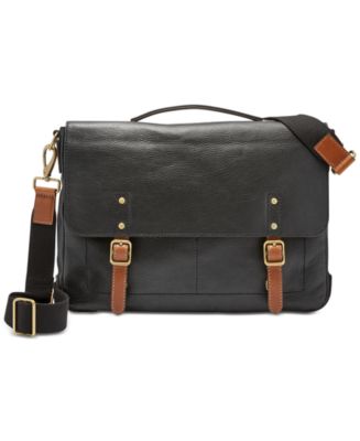 Fossil defender portfolio messenger briefcase on sale