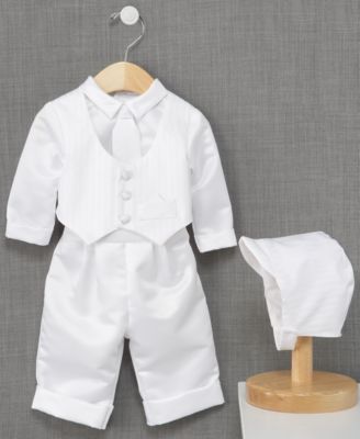 white dress for baby boy baptism