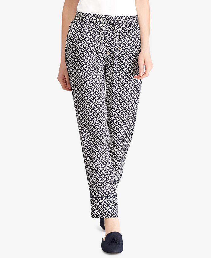 Lauren Ralph Lauren Twill Skinny Pants - Macy's