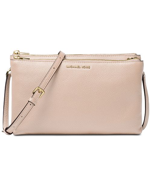Michael Kors Adele Double Zip Crossbody - Handbags & Accessories - Macy's
