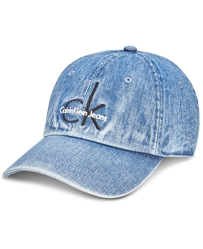 Calvin Klein Jeans Men's Denim Logo Cap & Reviews - Hats, Gloves & Scarves  - Men - Macy's
