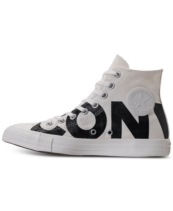Converse Men's Chuck Taylor All Star Wordmark High Top Casual Sneakers ...