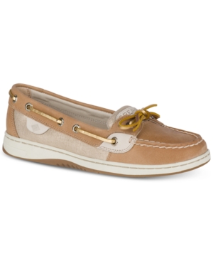 Shop Sperry Women's Angelfish Boat Shoe, Created For Macy's In Linen Gold
