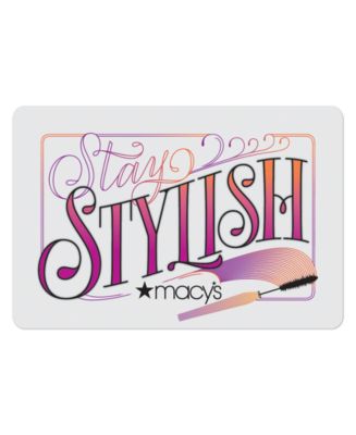 Stylish Gift Card with Greeting Card - Macy's