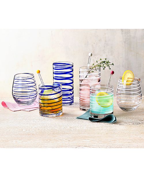 kate spade new york Charlotte Street Glassware Collection & Reviews