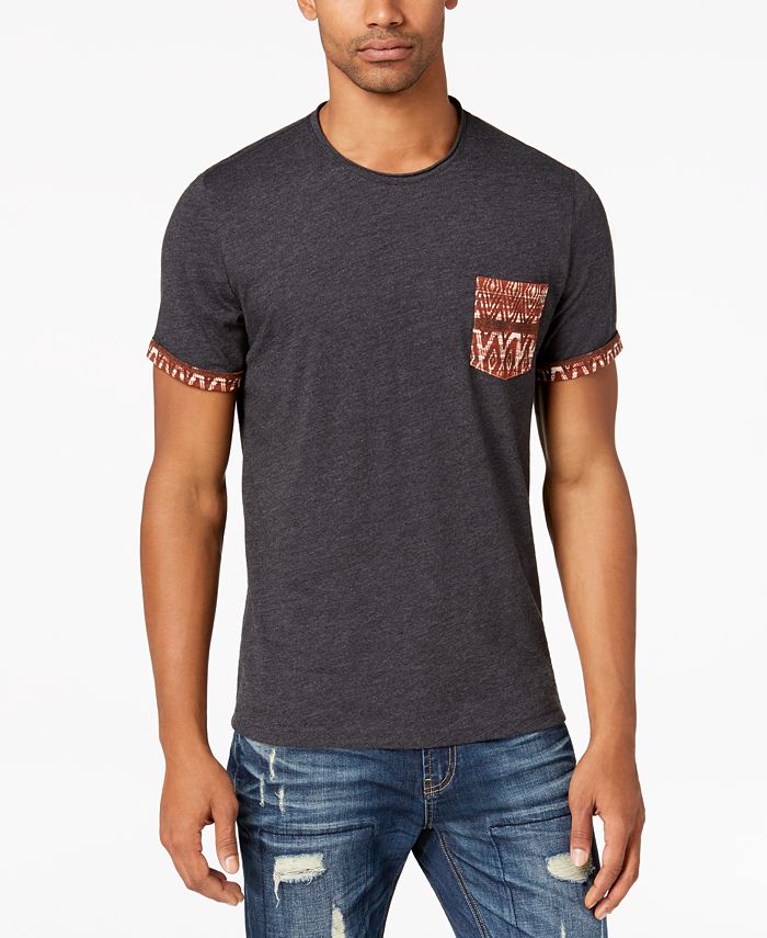 American Rag Men's Diamond Stripe Pocket T-Shirt, Created for Macy's ...