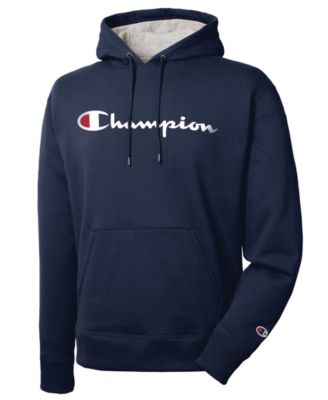 Champion Men's Script Logo Powerblend Hoodie & Reviews - Hoodies ...