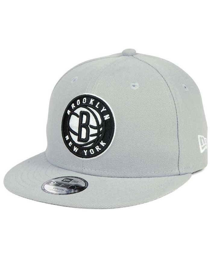 New Era Boys' Brooklyn Nets Basic Link 9FIFTY Snapback Cap - Macy's