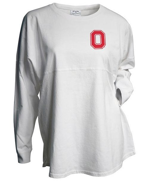 J America Women S Ohio State Buckeyes Gameday Jersey Long Sleeve T