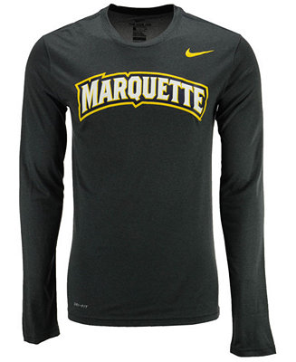 Nike Men's Marquette Golden Eagles Dri-FIT Legend Wordmark Long Sleeve ...