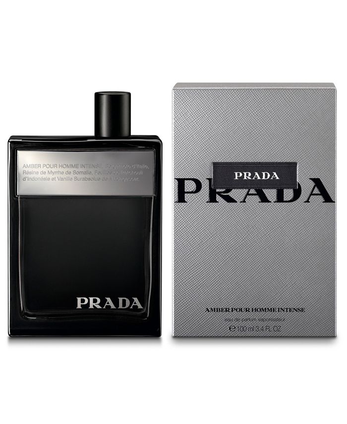 Prada Amber Pour Homme Intense Cologne for Men Collection & Reviews - Shop  All Brands - Beauty - Macy's