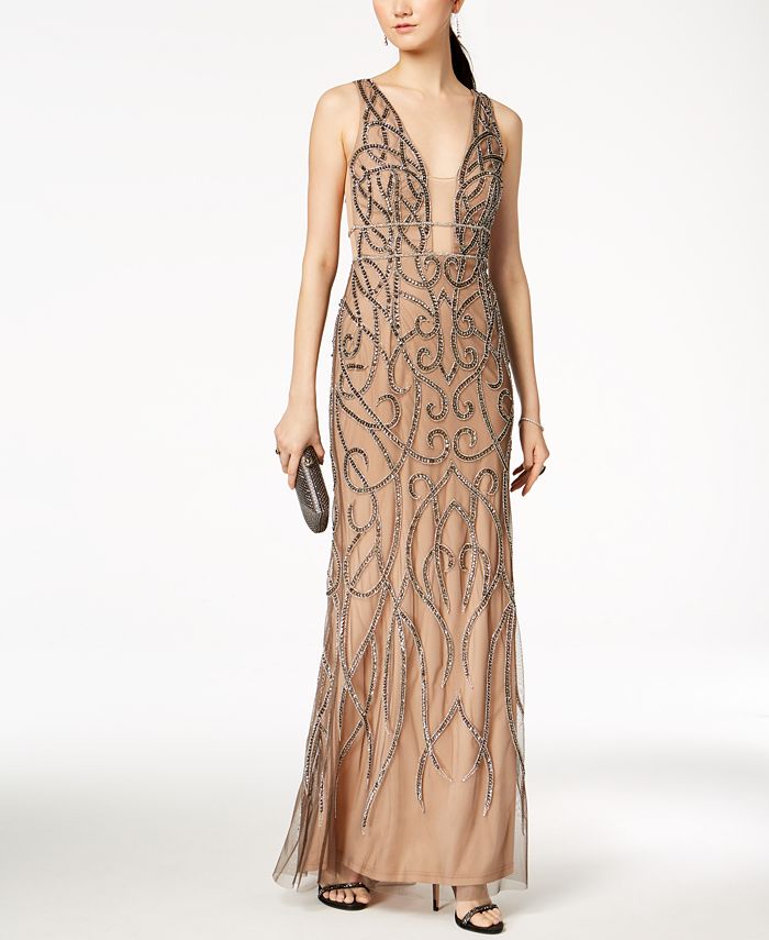 Adrianna papell chainmail dress outlet
