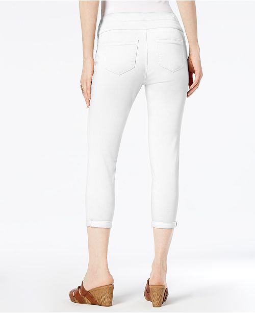 Style & Co Petite Cropped Pull-On Pants, Created for Macy's & Reviews ...