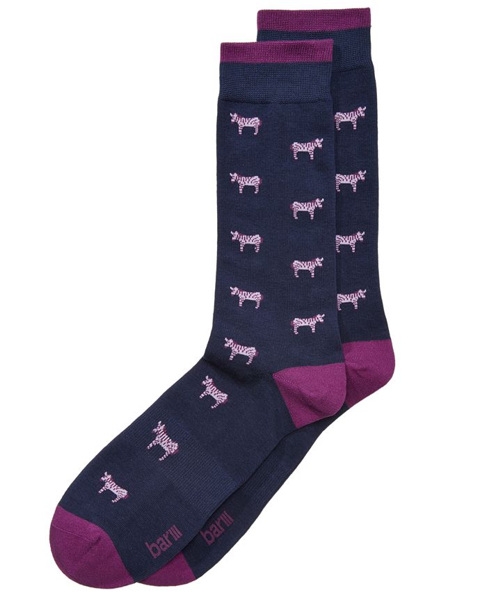 Bar III Men's Zebra Socks, Created for Macy's & Reviews - Underwear ...